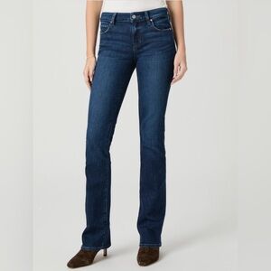 NWT PAIGE Manhattan Bootcut High Rise High Stretch Jeans in Demin Size 28